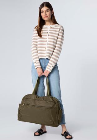 Cestovní taška, zelená, 98-4Y-104-Z, Obrázek 1