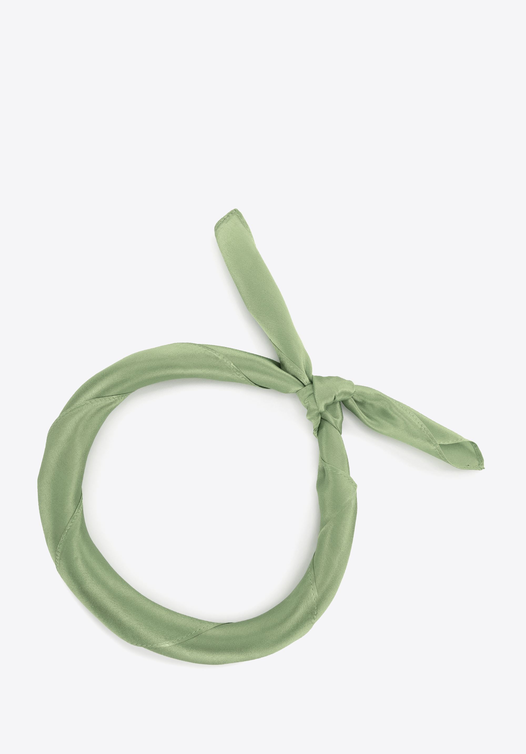 Dámsky hodvábny nákrčník, zelená, 100-7D-S20-X32, Obrázok 1