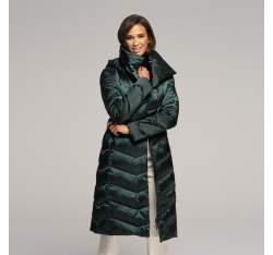 Dámský kabát, zelená, 91-9D-403-Z-XL, Obrázek 1