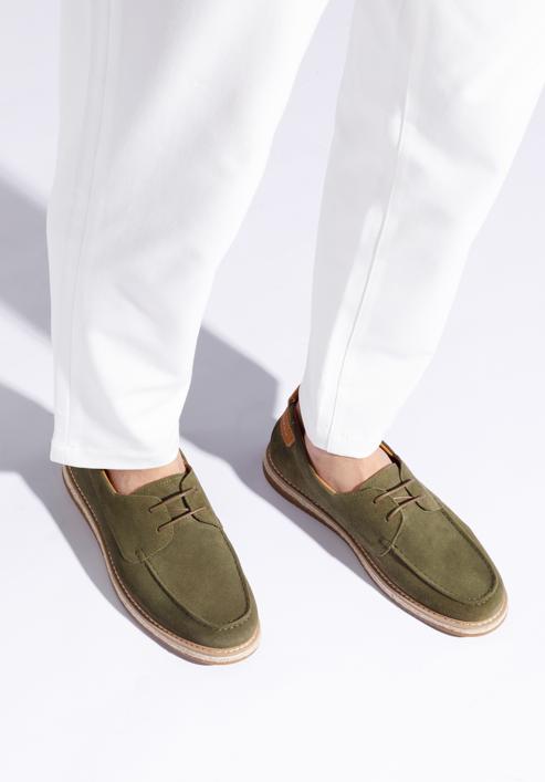 Panské boty, zelená, 96-M-516-Z-43, Obrázek 15