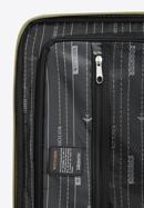 Malý měkký kufr s lesklým zipem na přední straně, zelená, 56-3S-851-90, Obrázek 8