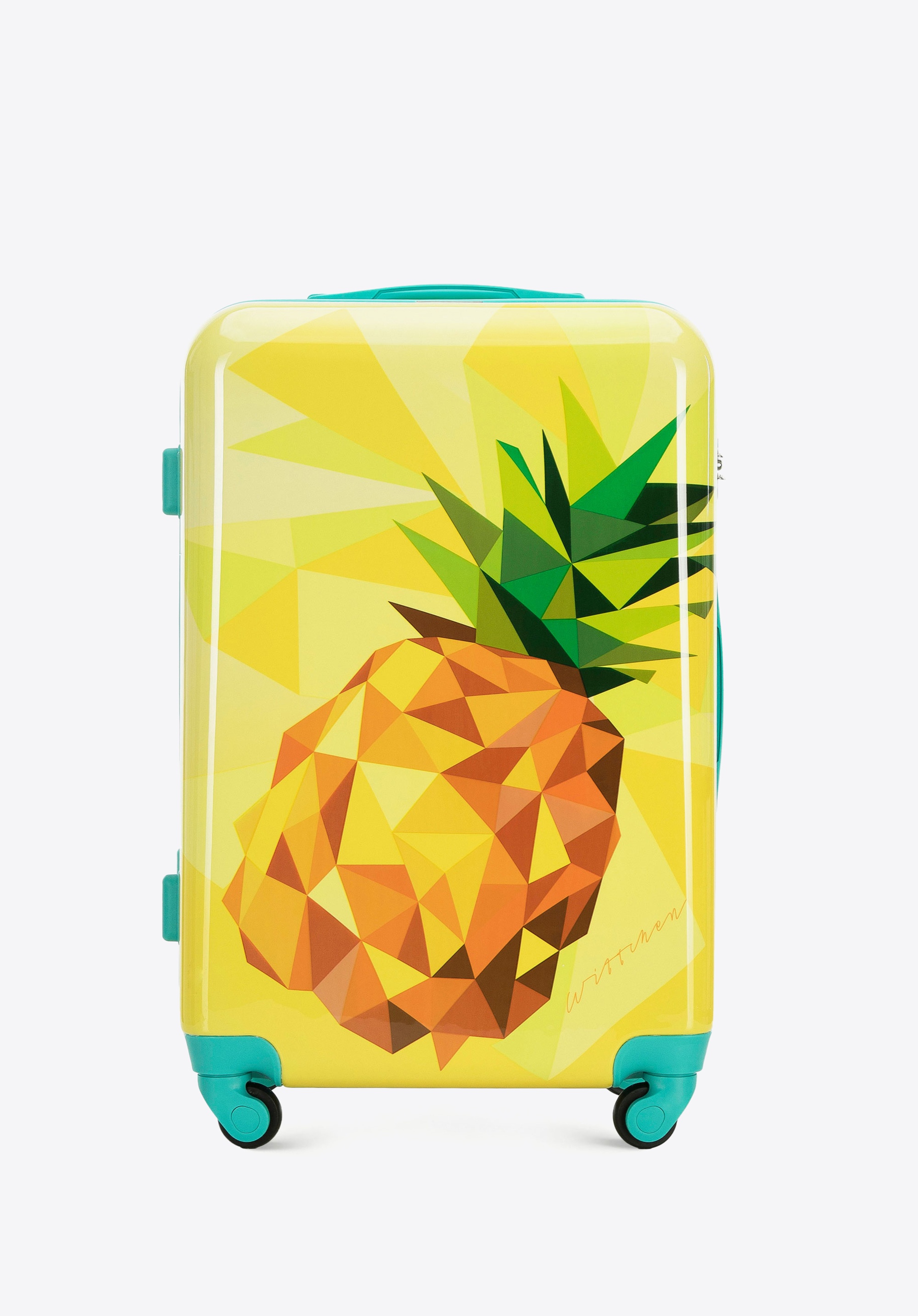 Середня валіза з ABS, жовтий, 56-3A-642-55, Фото 1