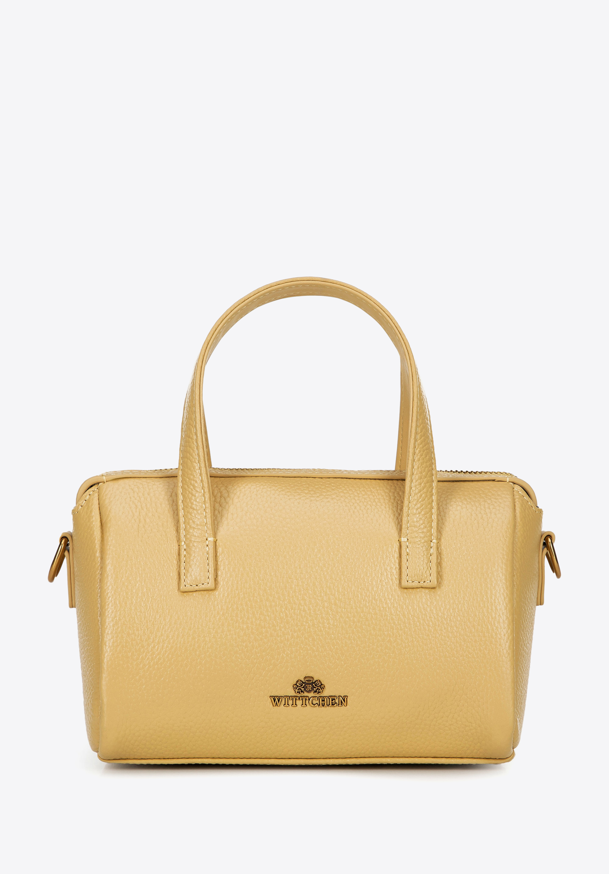 Жіноча шкіряна сумка маленька, жовтий, 100-4E-212-1, Фото 1