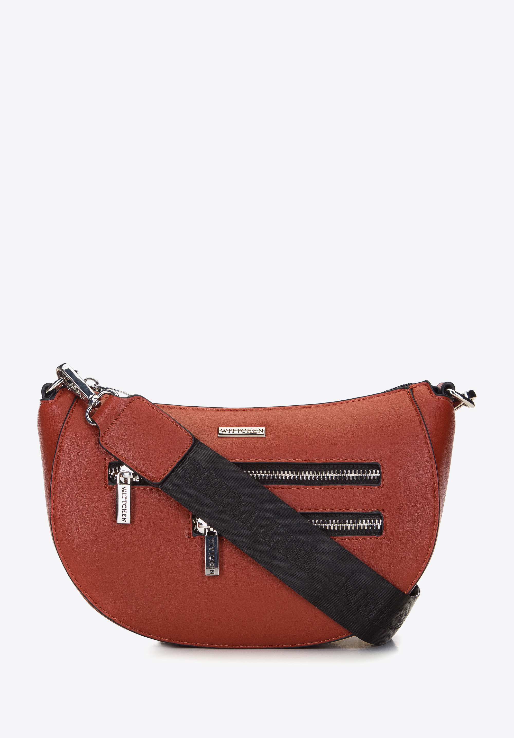 Kleine Beuteltasche mit Reißverschlüssen
