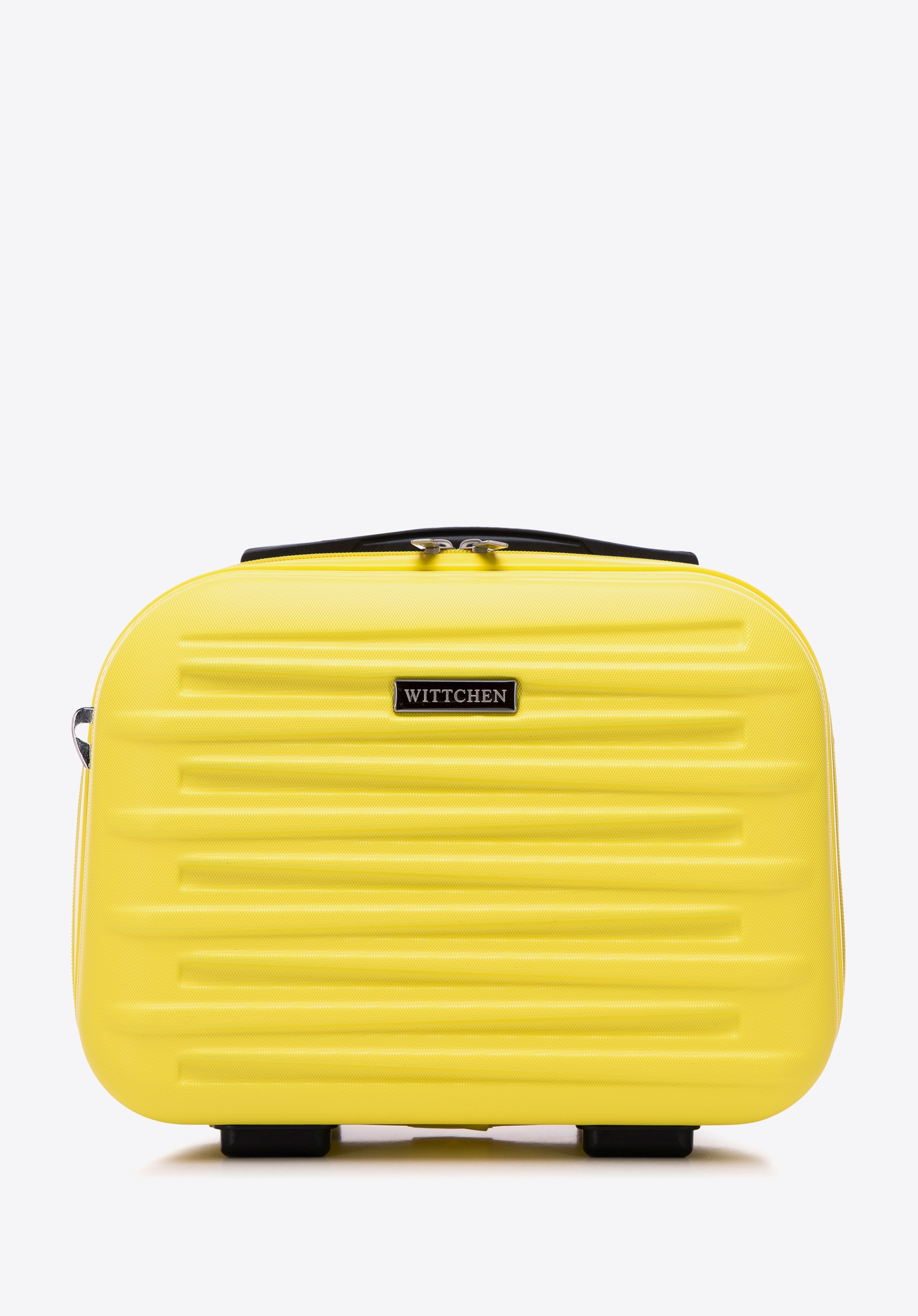 Kozmetický kufrík, žltá, 56-3A-004-50, Obrázok 1