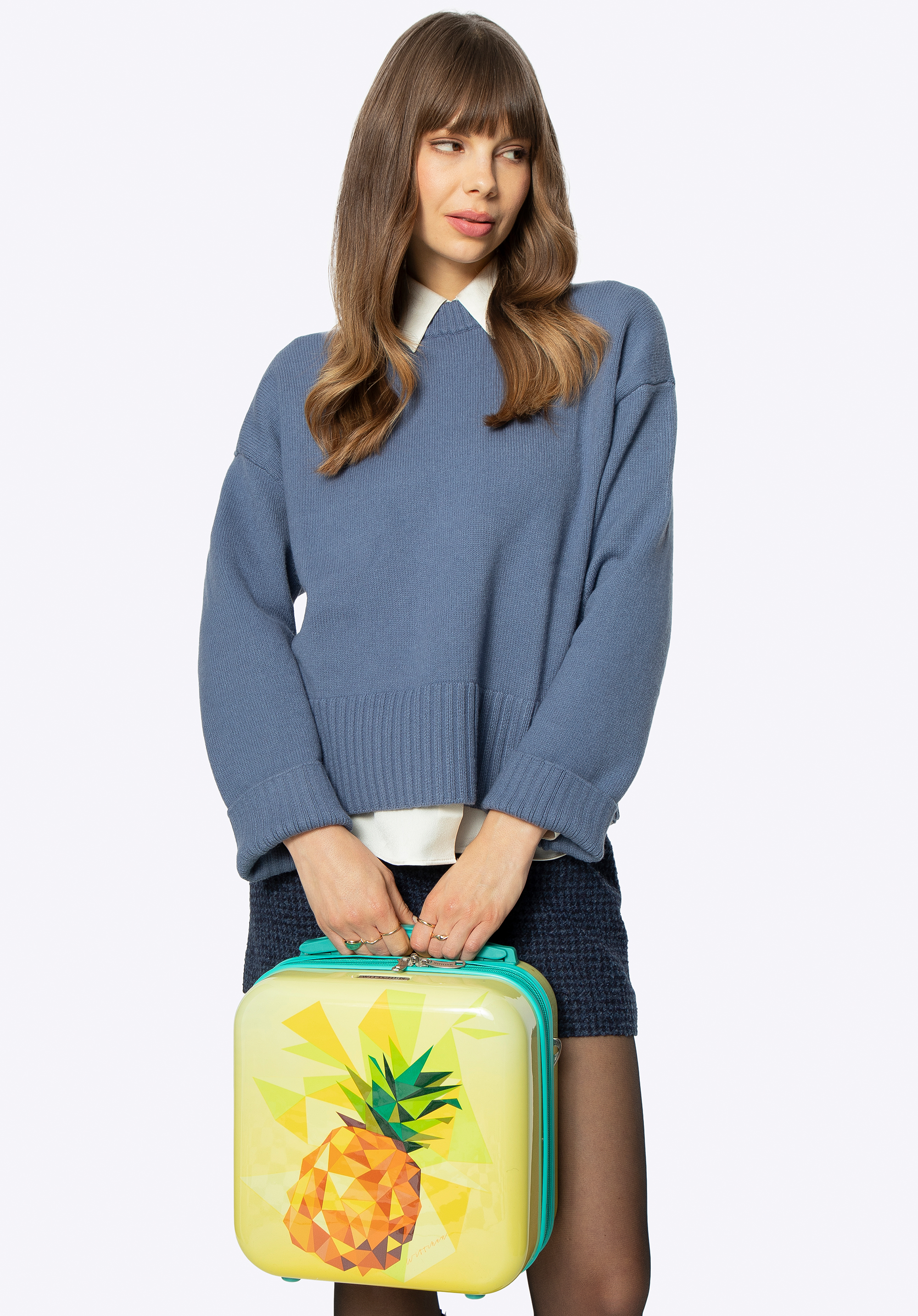 Žlutá kosmetická taška