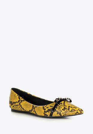 Dámské boty, žluto - černá, 90-D-905-Y-38, Obrázek 1