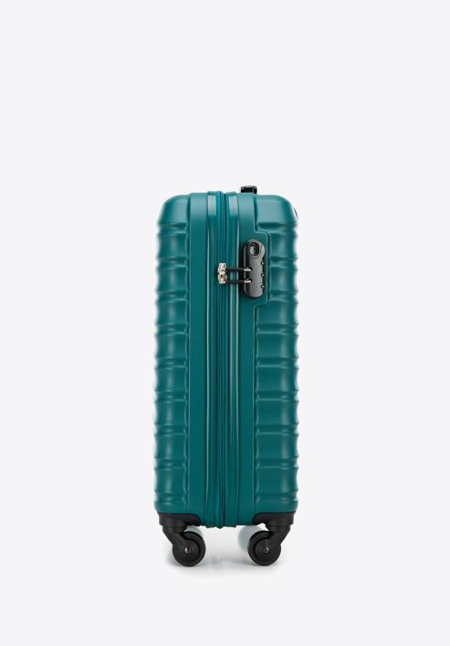 ABS bordázott kabin bőrönd, zöld, 56-3A-311-11, Fénykép 2