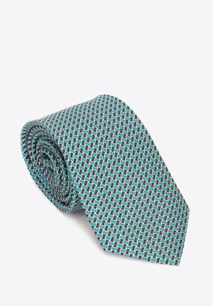 Nyakkendő selyemből mintás, zöld-fekete, 91-7K-001-X2, Fénykép 1