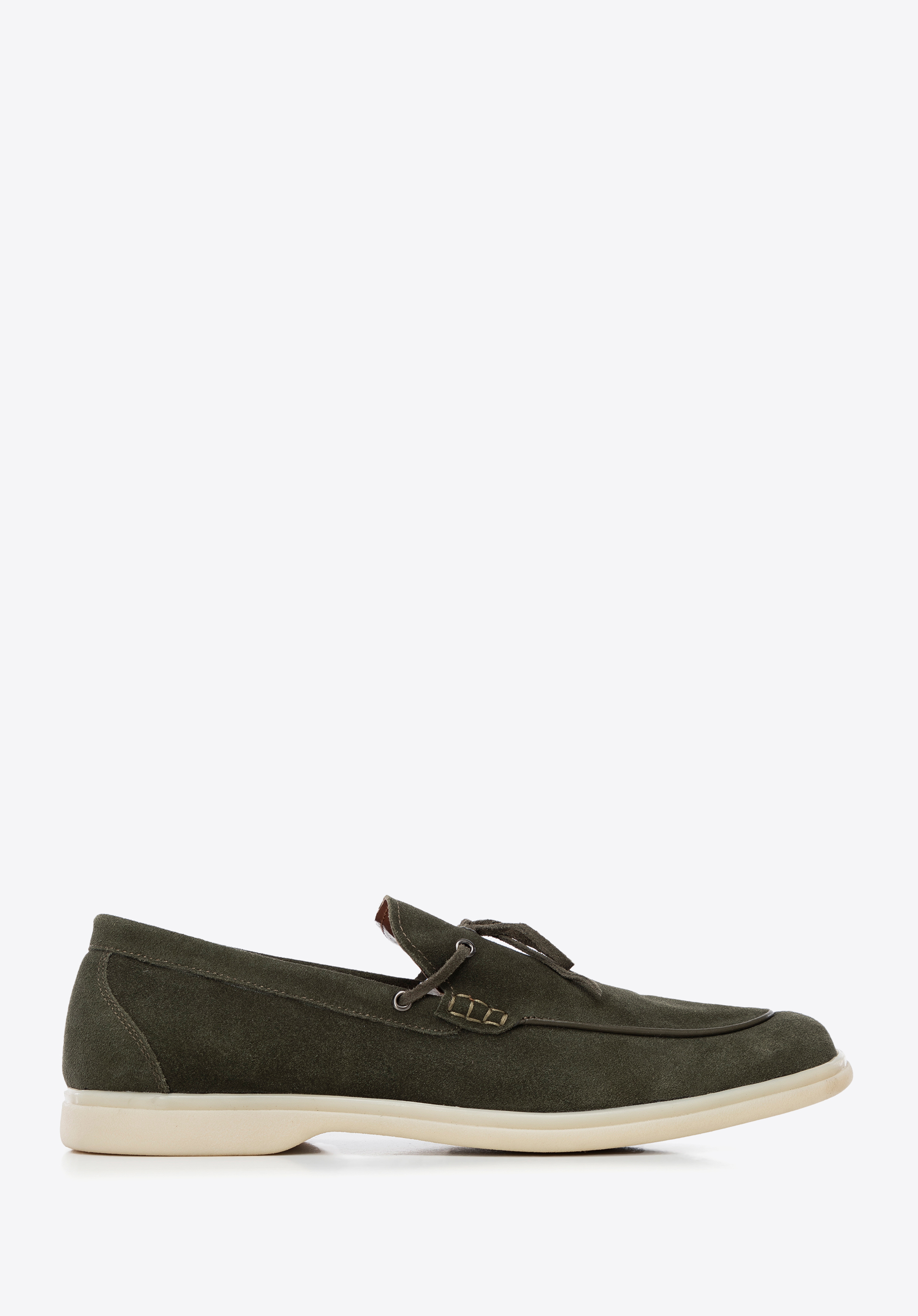 Férfi velúr naplopók, zöld, 100-M-502-Z-42, Fénykép 1