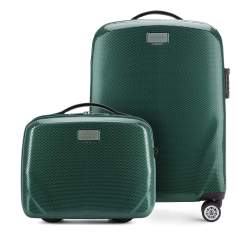 Kis bőrönd és neszeszer, zöld, 56-3P-571_4-85, Fénykép 1