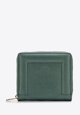 Kisméretű dekoratív női bőr pénztárca, zöld, 14-1-937-0, Fénykép 1