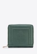 Kisméretű dekoratív női bőr pénztárca, zöld, 14-1-937-6, Fénykép 1