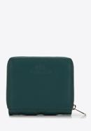 Kisméretű női steppelt bőr pénztárca dekoratív szegecsekkel, zöld, 14-1-940-P, Fénykép 5