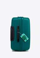 Nagyméretű bőrönd poggyászcímkével, zöld, 56-3A-313-01Z, Fénykép 4