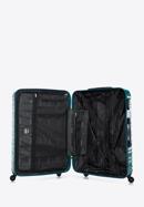 Nagyméretű bőrönd poggyászcímkével, zöld, 56-3A-313-01Z, Fénykép 6