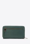 Nagymértű dekoratív női bőr pénztárca, zöld, 14-1-936-6, Fénykép 2