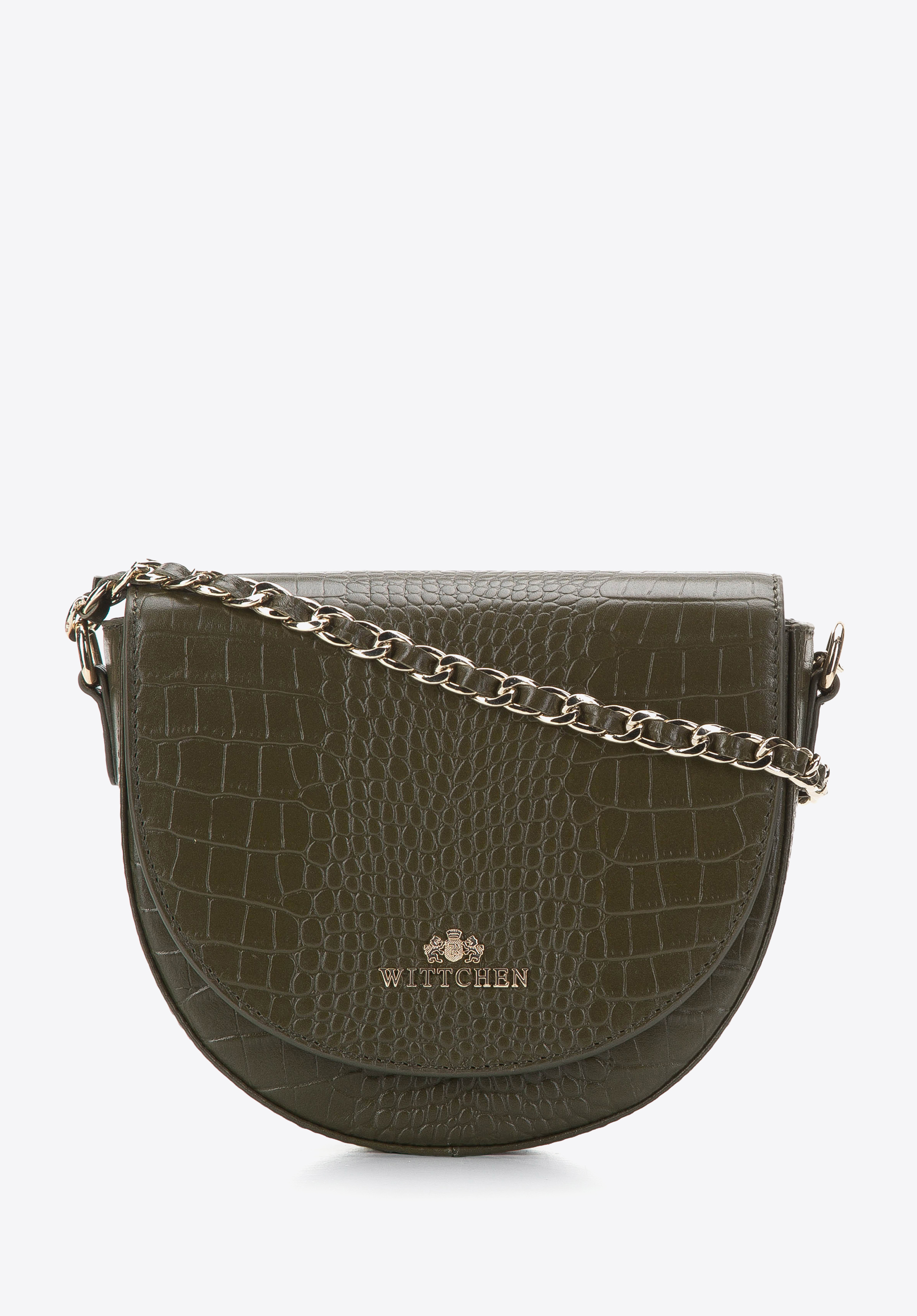 Női texturált bőr crossbody táska