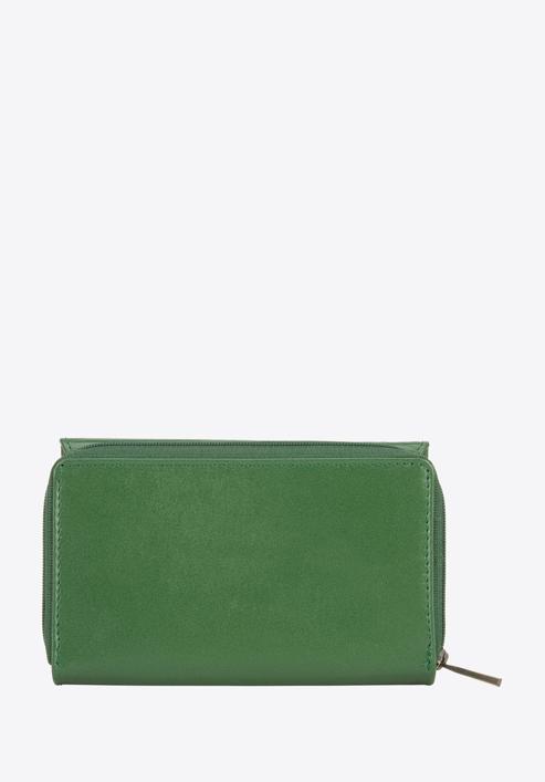 Női pénztárca erezetes bőrből, zöld, 14-1-049-L0, Fénykép 8