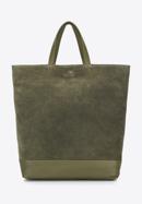 Női bőr shopper táska hátizsák funkcióval, zöld, 95-4E-019-4, Fénykép 1