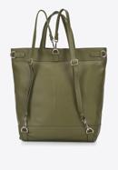 Női bőr shopper táska hátizsák funkcióval, zöld, 95-4E-019-4, Fénykép 3