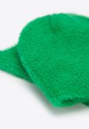 Női téli szett: sapka és sál puha anyagból, zöld, 95-SF-006-P, Fénykép 5