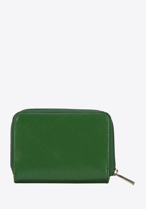 Sima felületű, kétoldalas női bőr pénztárca, zöld, 14-1-121-L0, Fénykép 7