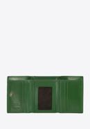 Sima felületű, kisméretű női bőr pénztárca, zöld, 14-1-913-LB, Fénykép 2