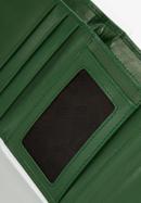 Sima felületű, kisméretű női bőr pénztárca, zöld, 14-1-913-LB, Fénykép 6