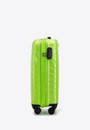 ABS Geometrikus kialakítású kabinbőrönd, zöldcitrom zöld, 56-3A-751-11, Fénykép 2