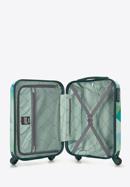 ABS kis kabinbőrönd, zöldes-kék, 56-3A-641-35, Fénykép 5