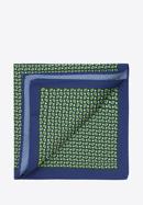 Díszzsebkendő, zöldes-kék, 87-7P-001-7, Fénykép 1