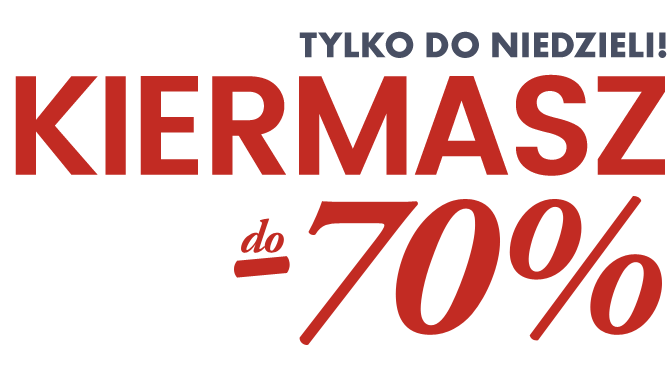 kiermasz do -70%