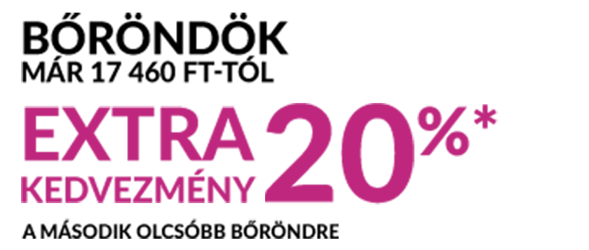 EXTRA 20% KEDVEZMÉNY