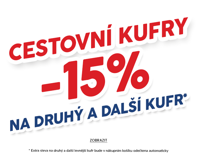 CESTOVNÍ KUFRY -15%