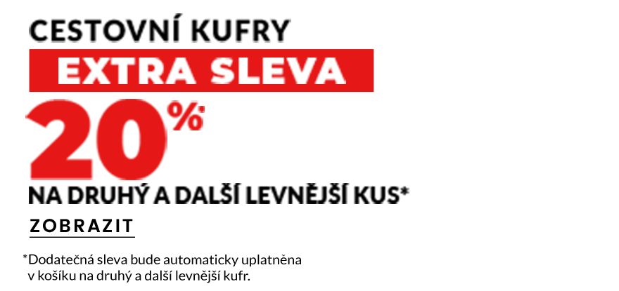 KUFRY EKSTRA SLEVA 20%