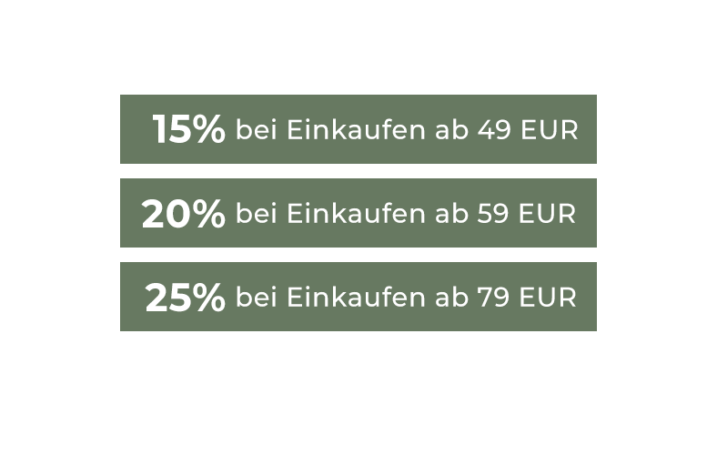 Extra Rabatte bis zu 25%