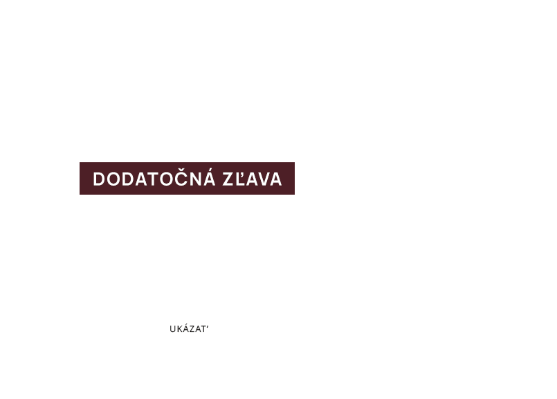 JESENNÉ VÝPREDAJE