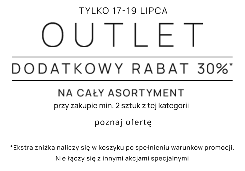 OUTLET Dodatkowy rabat