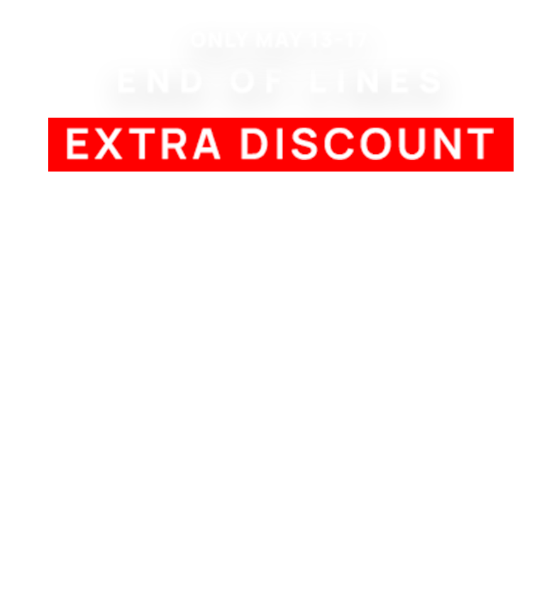 Końcówki kolekcji do -50%!*