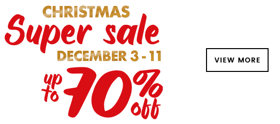 Christmas super sale up to -70%