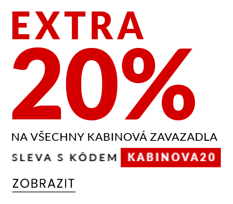 EXTRA 20% NA VŠECHNY KABINOVÁ ZAVAZADLA