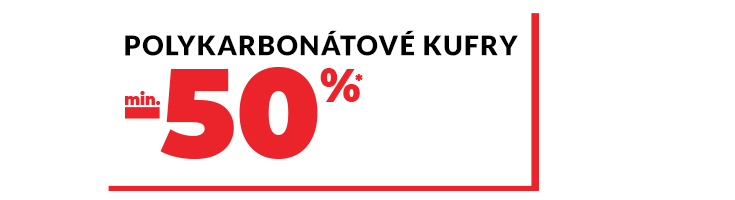 KUFRY Z POLYRARBONATY -50%