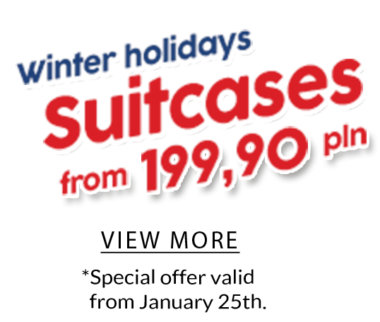 Winter holidays Suitcases from 199,90 pln