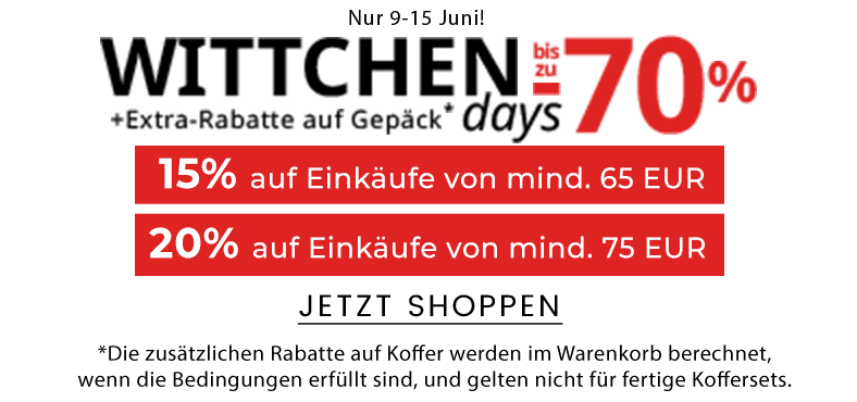 WITTCHEN-Days bis zu -70%