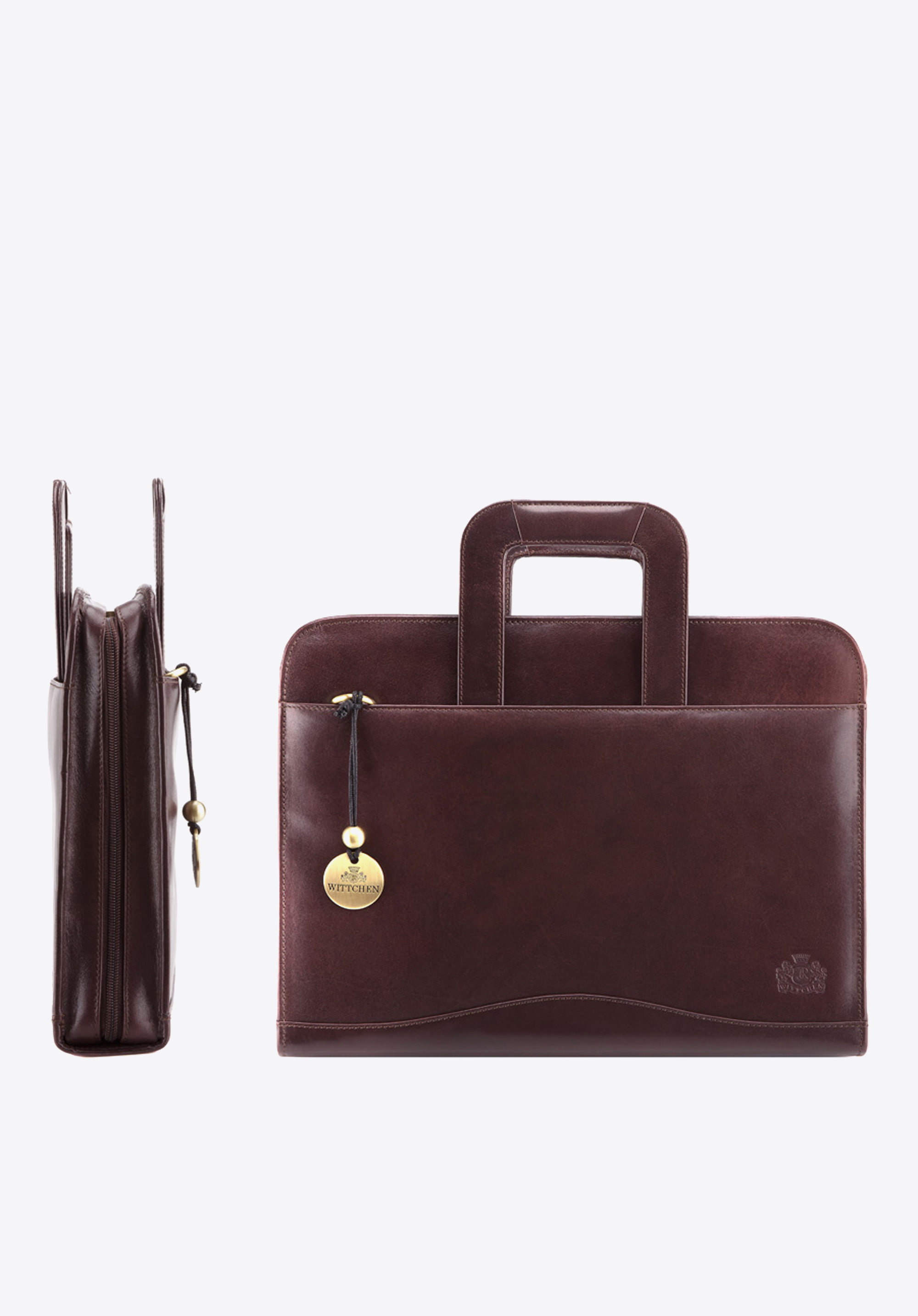 Aktówka, brązowy, 21-3-062-4, Zdjęcie 1