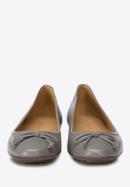 Women's ballerina shoes, grey, 86-D-708-X-37, Photo 3