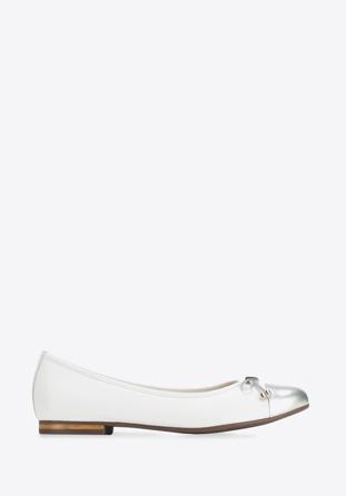 Women's shoes, white-silver, 88-D-705-0-36, Photo 1