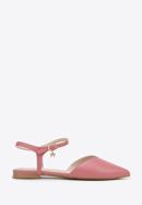 Leather low heel slingbacks, pink, 98-D-952-0-35, Photo 1