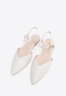 Leather low heel slingbacks, cream, 98-D-952-0-39, Photo 2